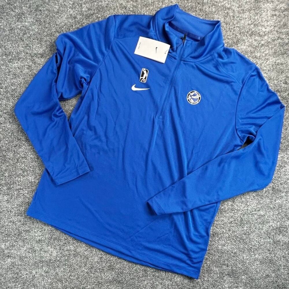 Rare NWT Nike Lakeland Magic NBA G League Men's L Blue 1/4 Zip Pullover